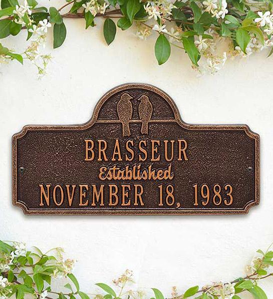 anniversary gift guide house plaque