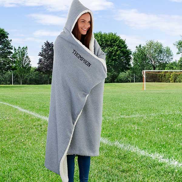 tailgating essentials Hooded Sweatshirt Blanket