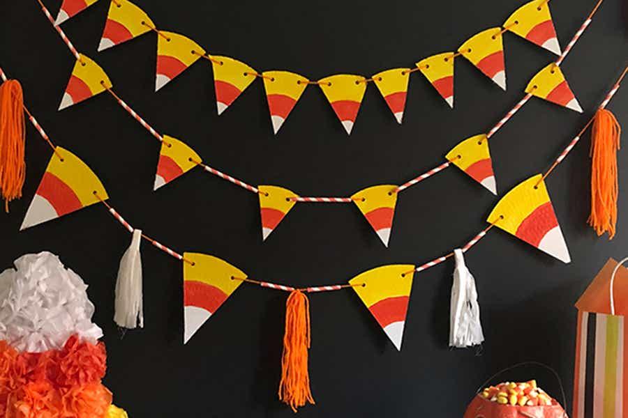 Article Cards Featured Image Candy corn garland