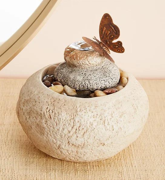 gifts that relieve stress Butterfly Water Fountain