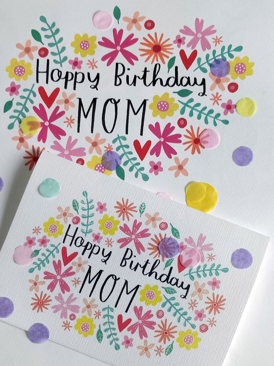 rhiannon pettie happy birthday mom card