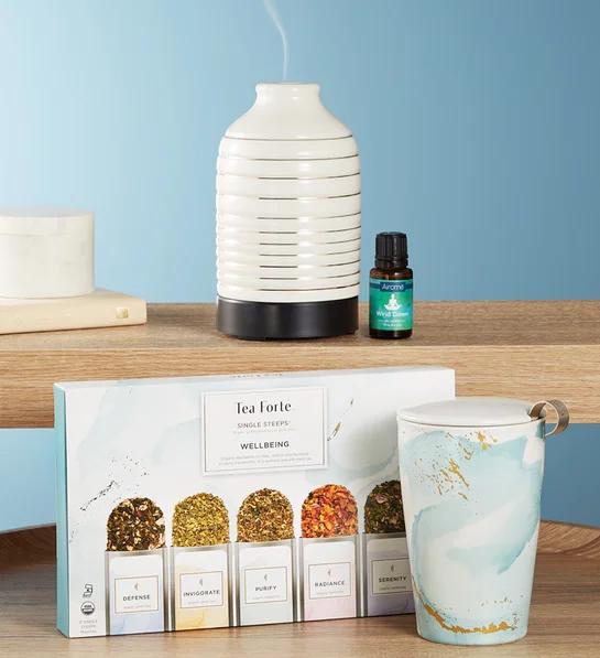 push present ideas Tea Forte Wellbeing Gift Set