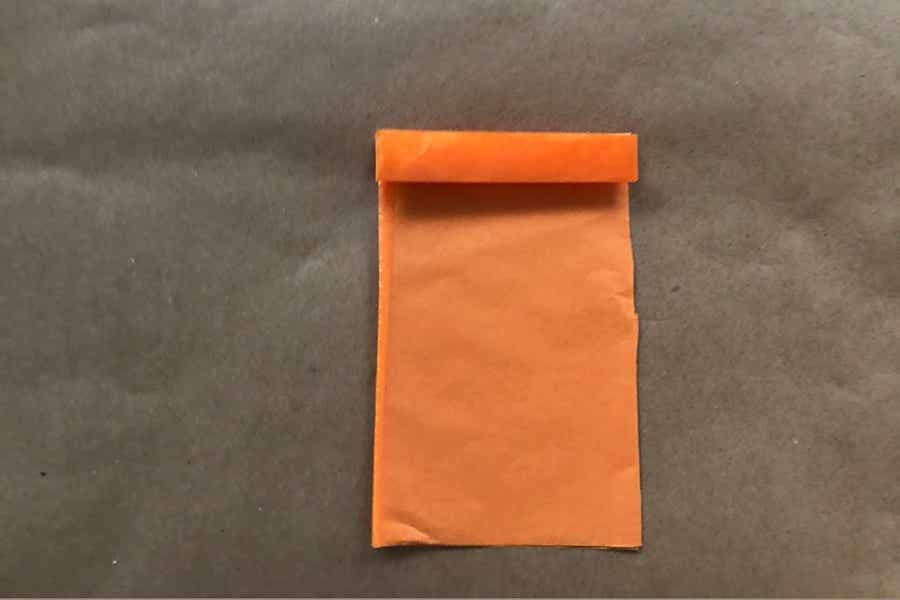 halloween craft for kids fold tissue paper