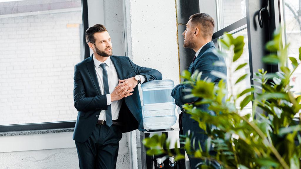 Photo of a one on one meeting to illustrate the importance of workplace diversity