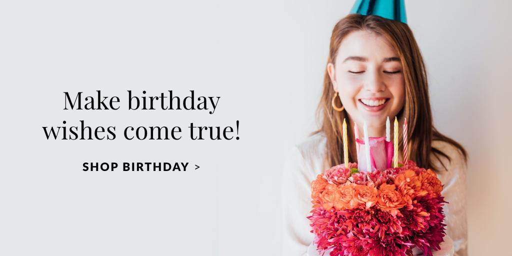 Flowers birthday ad