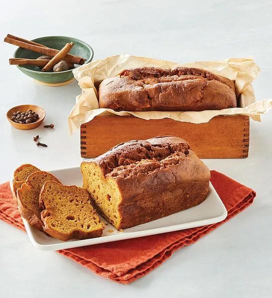 pumpkin spice with pumpkin pound cake