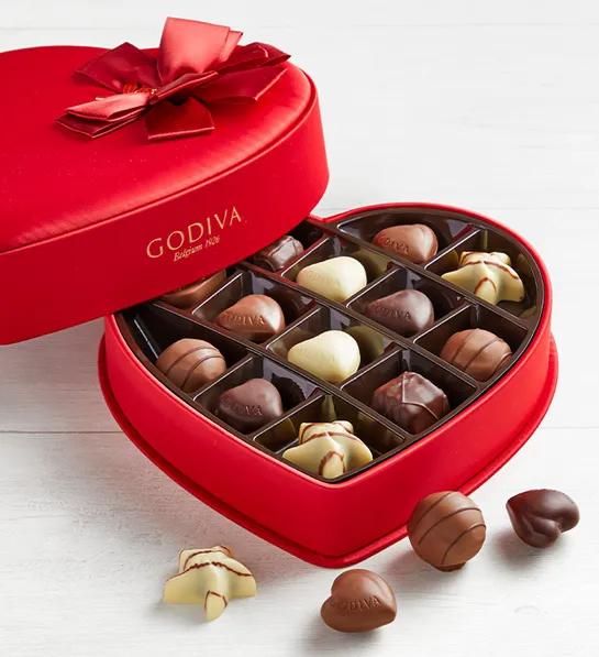 Godiva Fabric Heart Box