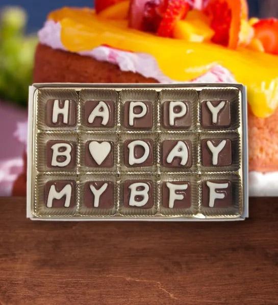 best friend birthday gifts Best Friend Birthday Gift For Friend Chocolate Message Gift