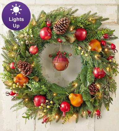 christmas wreaths Rustic Grandeur Wreath