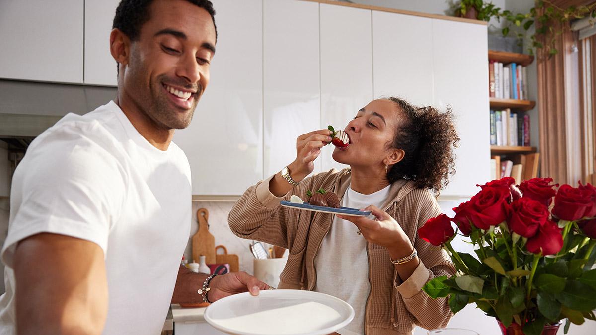 celebrating valentines day dessert tasting