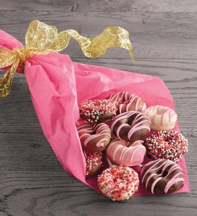 long distance valentine Donut Bouquet