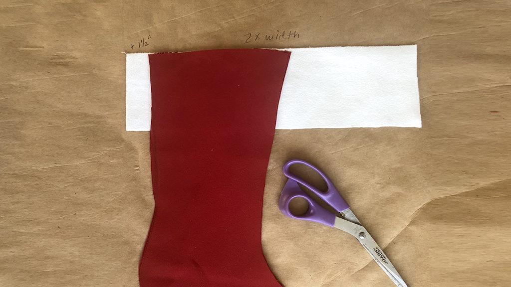 diy christmas stocking with Christmas stocking cuff